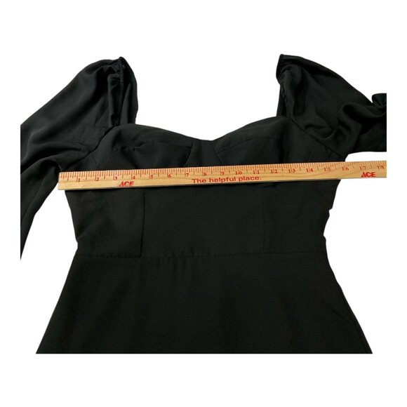 Steve Madden Women's Nicole Smocked-Back Bustier Mini Black Dress Size Small - Picture 5 of 10